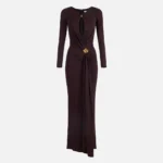 Elisabetta Franchi Sukienka red carpet z biżuteryjnymi detalami