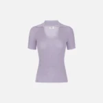 Elisabetta Franchi Dzianinowa koszulka polo z nadrukiem z logo